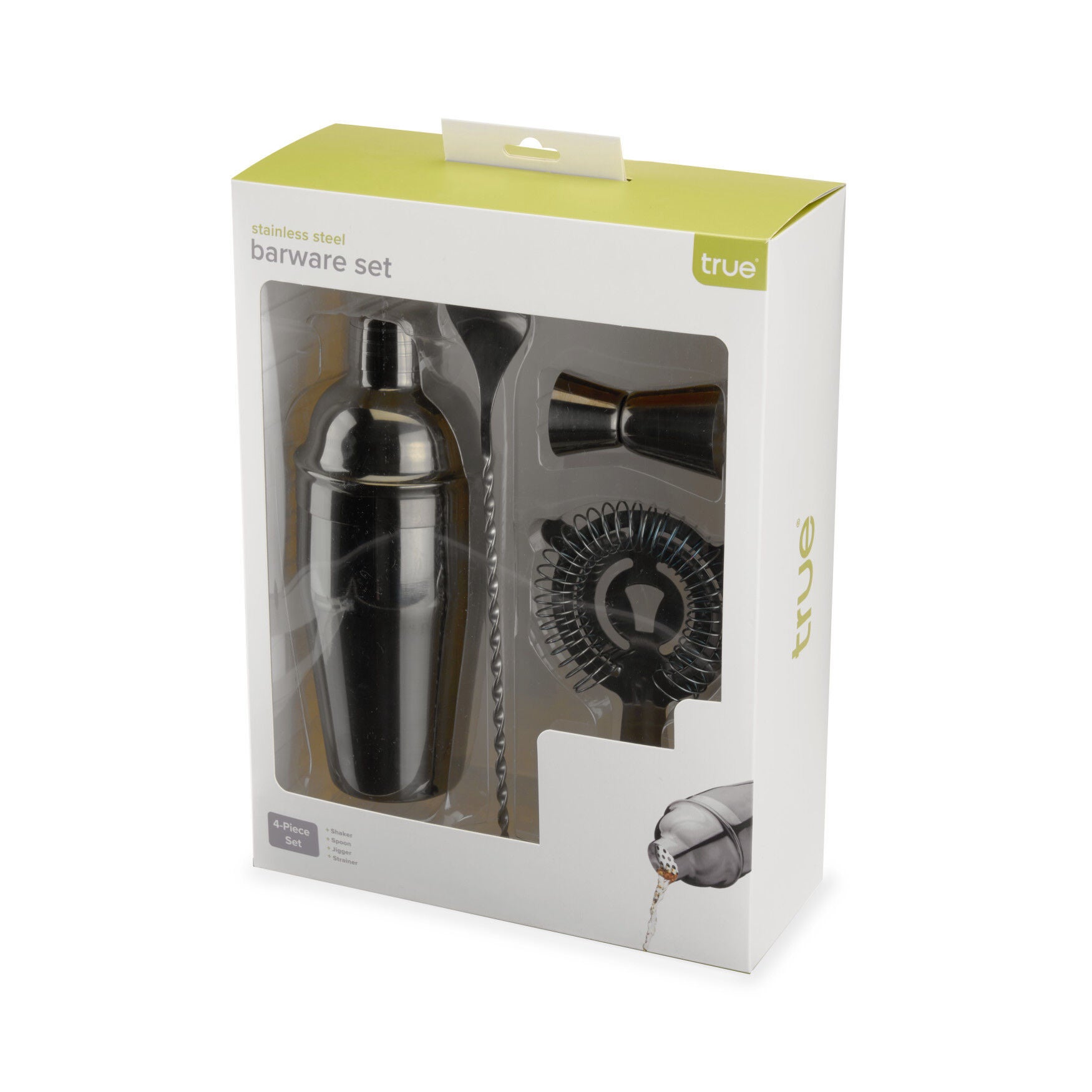 Gunmetal Black Barware Set By True, , alternate image number 9