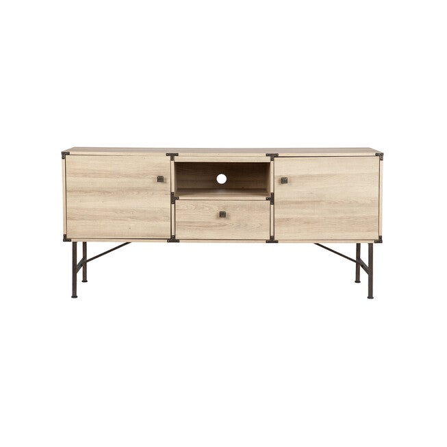 Langer Light Oak Media Console Mediaconsole, LIGHT OAK, hi-res image number null