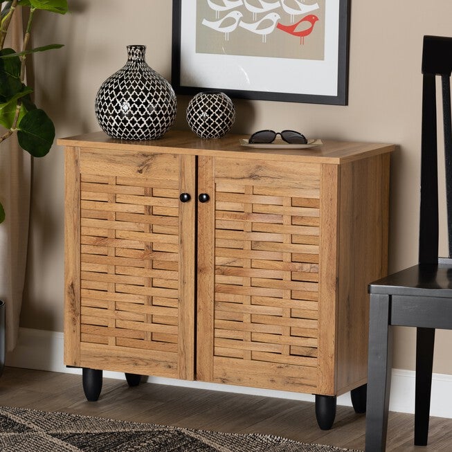 Winda Wood 2-Door Shoe Cabinet Furniture, , alternate image number 6
