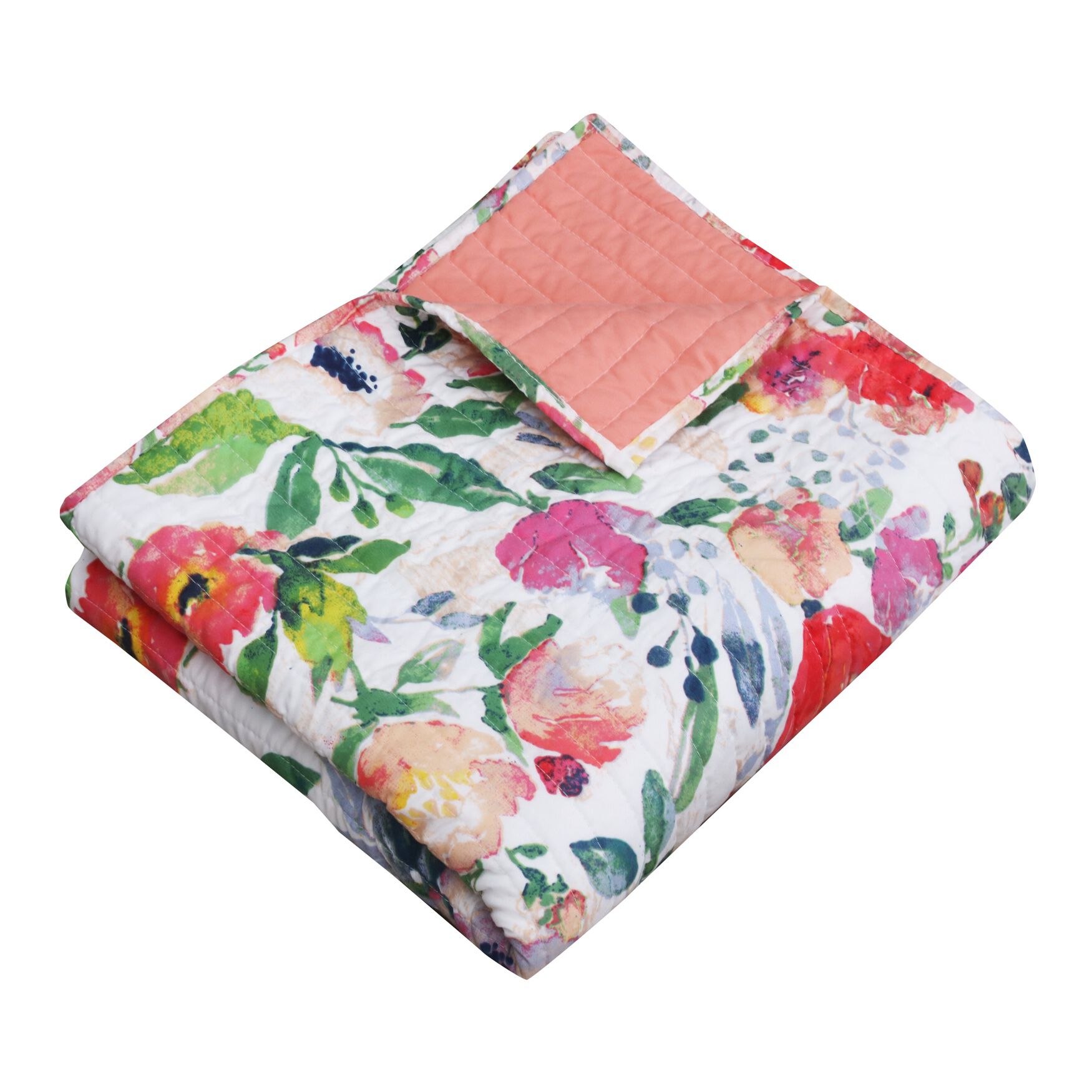 Blossom Quilted Throw Blanket, , on-hover image number 1