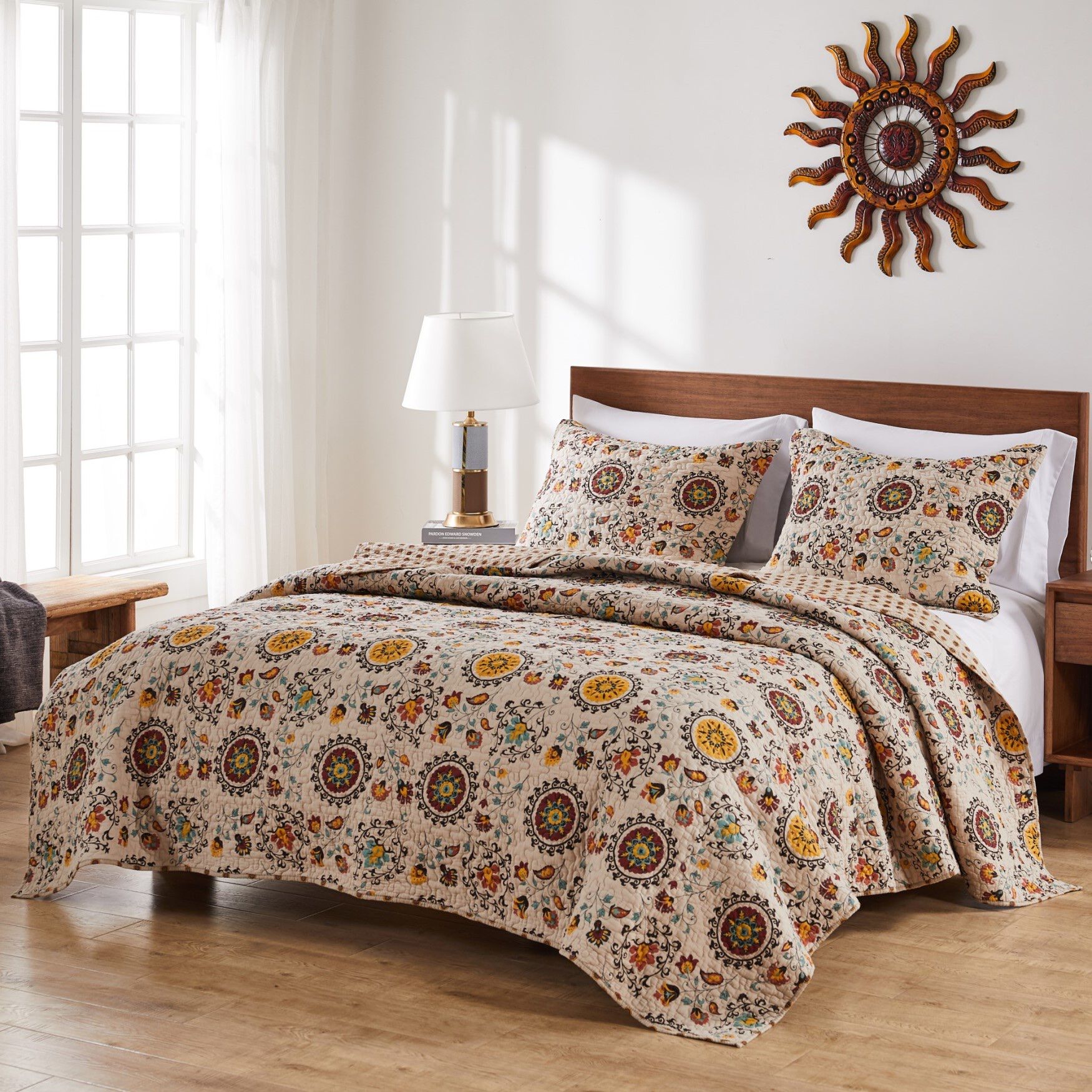 Andorra 100% Cotton Quilt Set, , alternate image number 6
