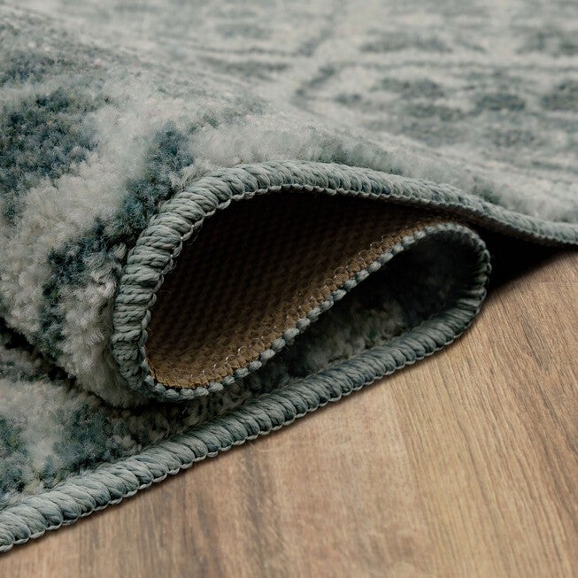 Diamond Ornament Grey Kitchen Rug, , alternate image number 4