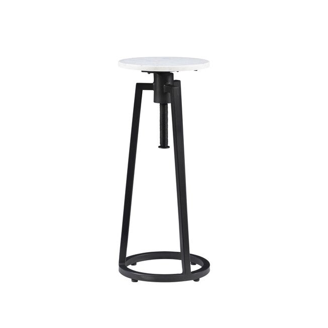 Aurora White Marble Black Adj Drink Tbl Accent Tables (Including End Tables), , alternate image number 2