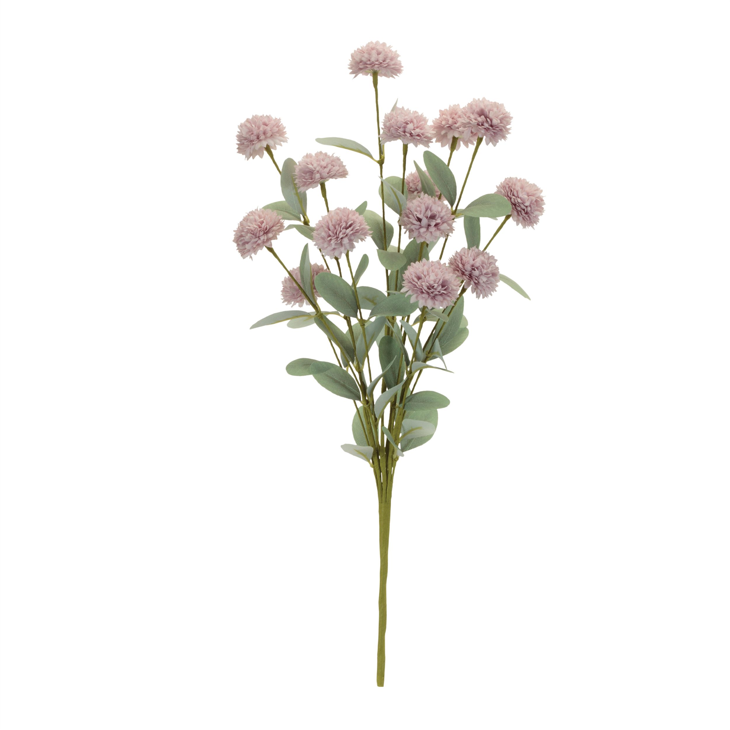 Mini Mum Floral Bush Set of 4, PURPLE GREEN, alternate image number 1