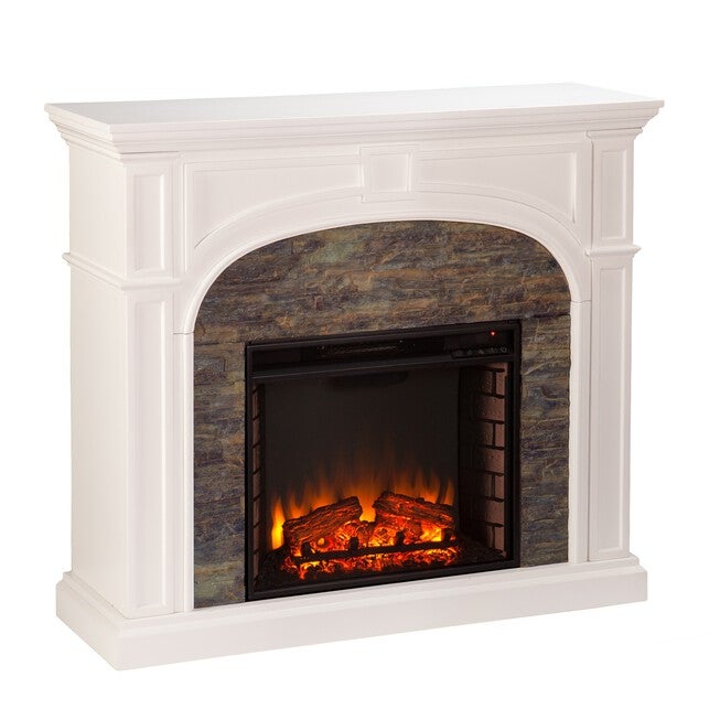 Tanaya Stacked Stone Effect Electric Fireplace, , on-hover image number 1