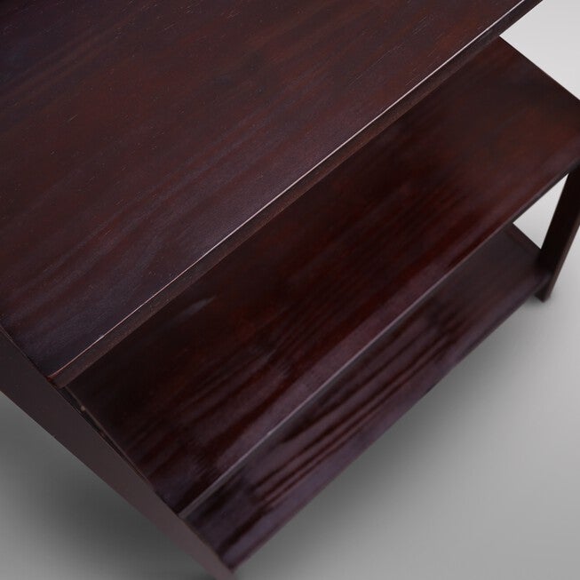 Stratford 5-Shelf Folding Bookcase-Espresso, , alternate image number null