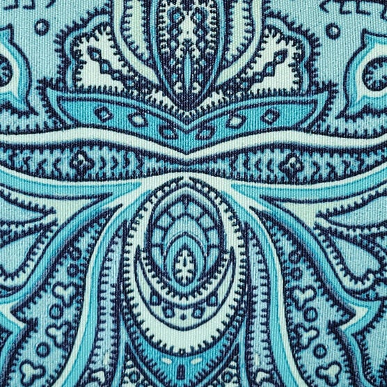 Edie @ Home Indoor/Outdoor Arabesque Watercolor Paisley Decorative Throw Pillow 14X21, Green Multi, , alternate image number null