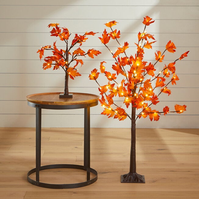 48 inchesH Pre-Lit Maple Leaf Tree, , alternate image number null