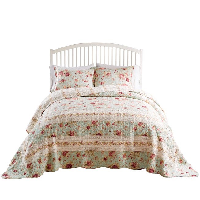 Antique Rose Bedspread Set, , alternate image number 4