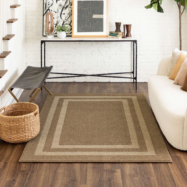Hall Border Area Rug, , alternate image number 4