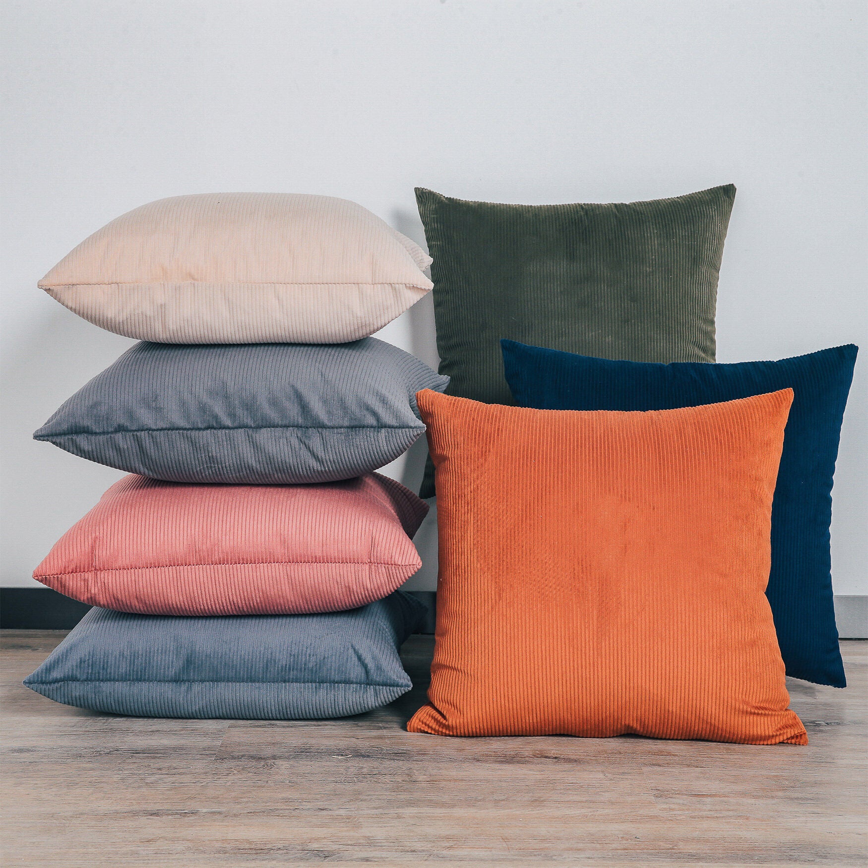 Solid Ribbed Toss Pillow, , alternate image number 2