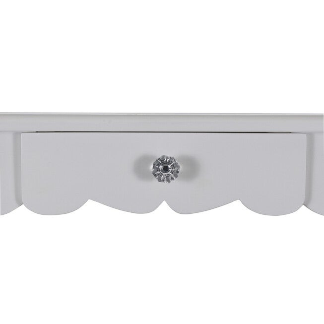 White Vanity with Mirror , , alternate image number null