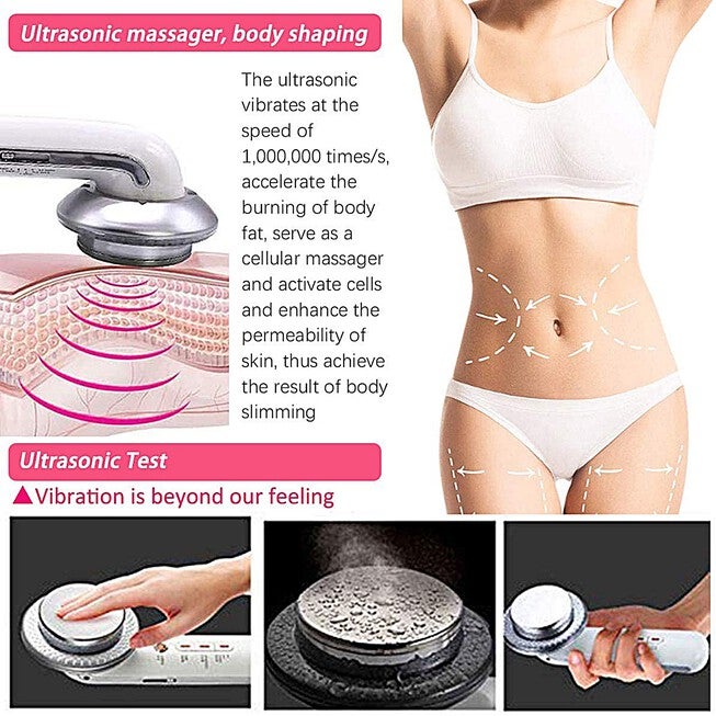 Ultrasonique 3 In 1 Cavitation Slimming Device W/ Conductive Gel Beauty Tools, , on-hover image number null