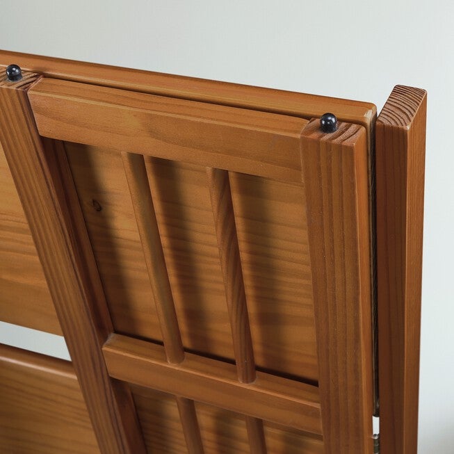 3-Shelf Folding Stackable Bookcase 27.5 inches Wide - Chestnut, , alternate image number null