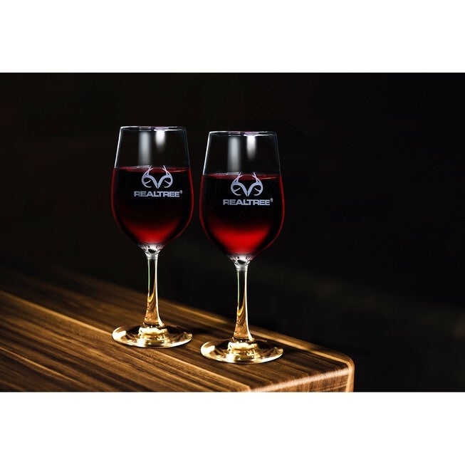 Realtree Wine Glass - Set Of 4, O, hi-res image number null
