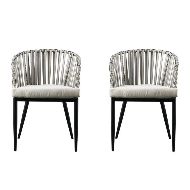 Melilani Outdoor Chairs w/ Cushions – 2pc Set, , alternate image number null