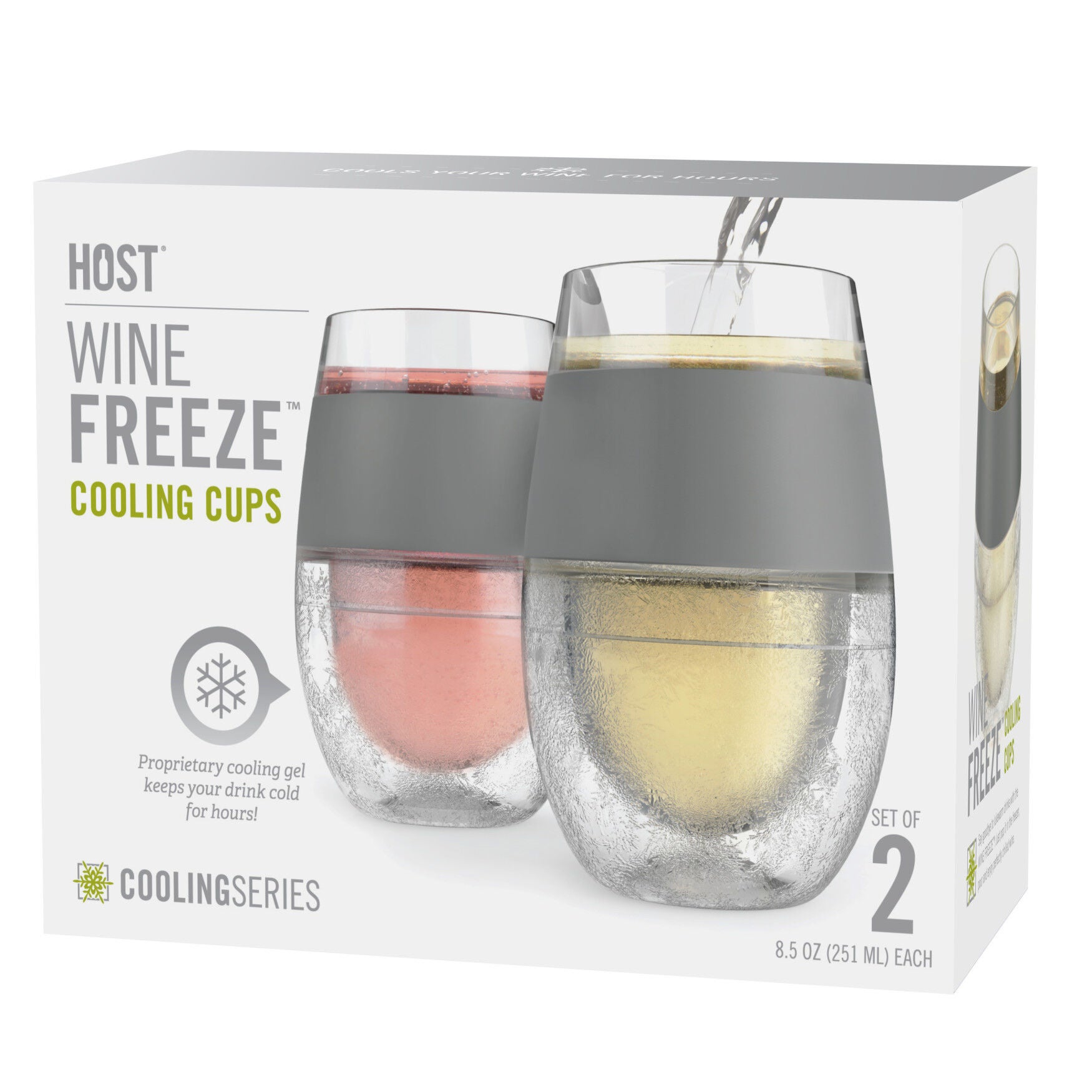 Wine Freeze Cooling Cups (Set Of 2) By, , alternate image number 11