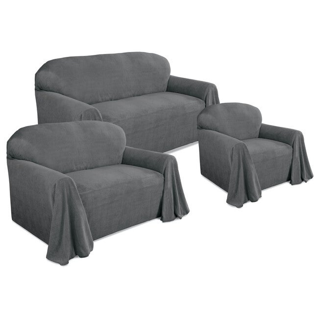 Coral Fleece Throw Sofa Furniture Cover, , alternate image number null