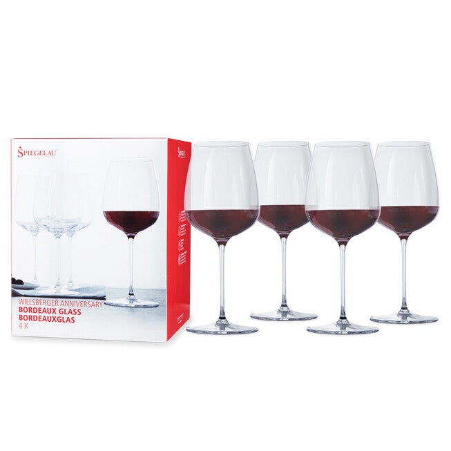 Willsberger 22.4 Oz Bordeaux Glass (Set Of 4), CLEAR, hi-res image number 0