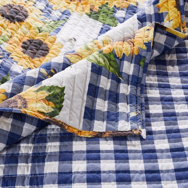 Sunflower Gold Throw Blanket, , alternate image number null