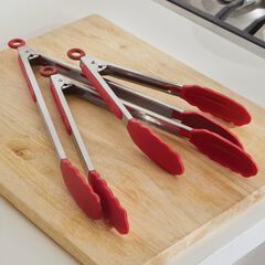 Stainless Tongs, Set of 3