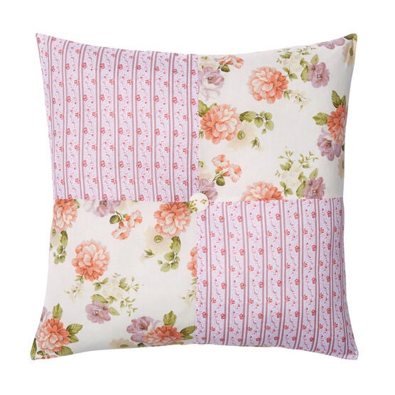 Alexis 16"Sq. Pillow, ECRU ROSE, hi-res image number null
