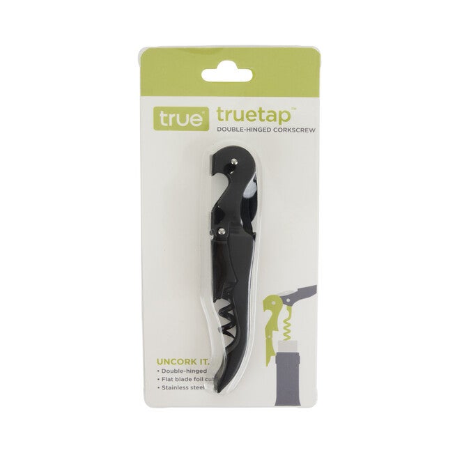 Truetap: Double-Hinged Corkscrew In Matte Black With Black, , alternate image number null