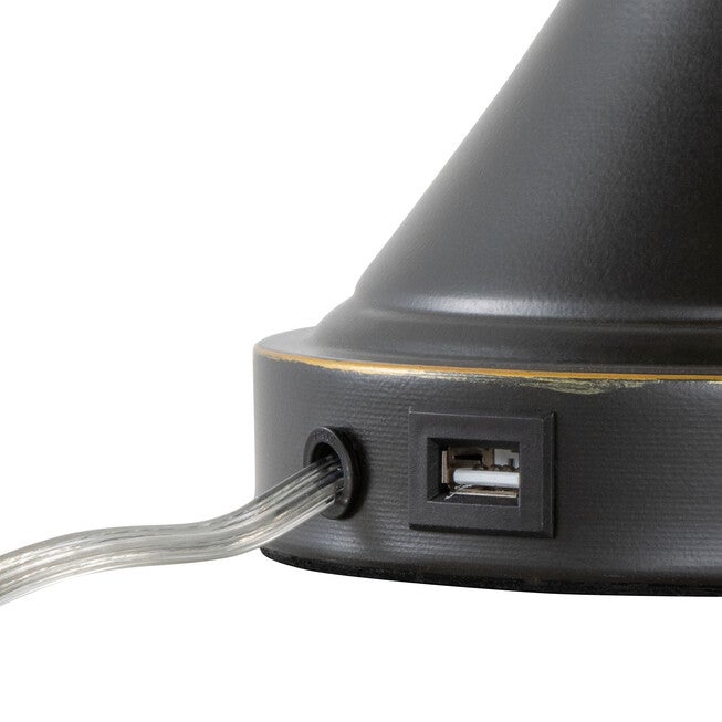 Flint 30.75 inches Metal Table Lamp With Usb - Set Of 2, , alternate image number null