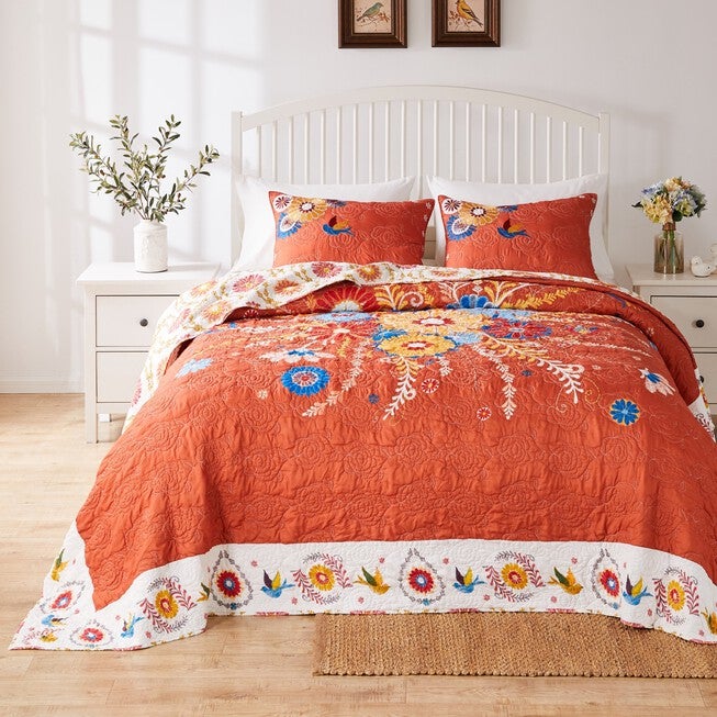 Topanga Cotton-Rich Bedspread Set, , on-hover image number 1
