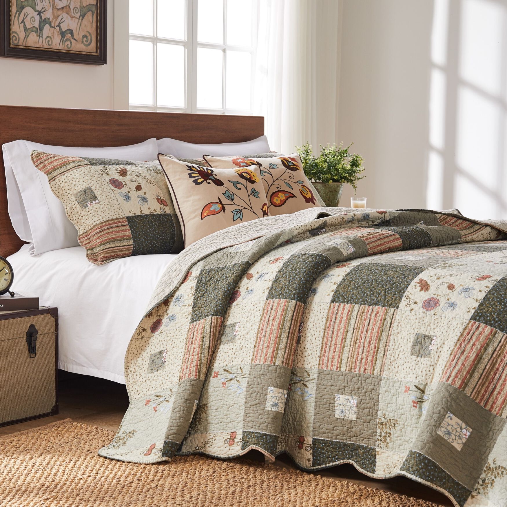 Sedona Quilt Set , NATURAL, hi-res image number 0