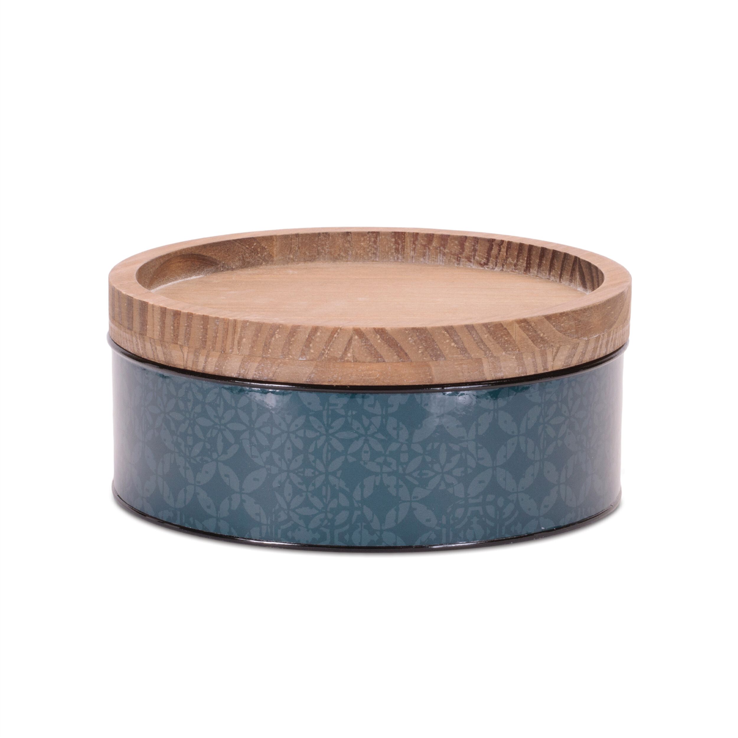 Canisters Set of 2, BLUE, alternate image number 1