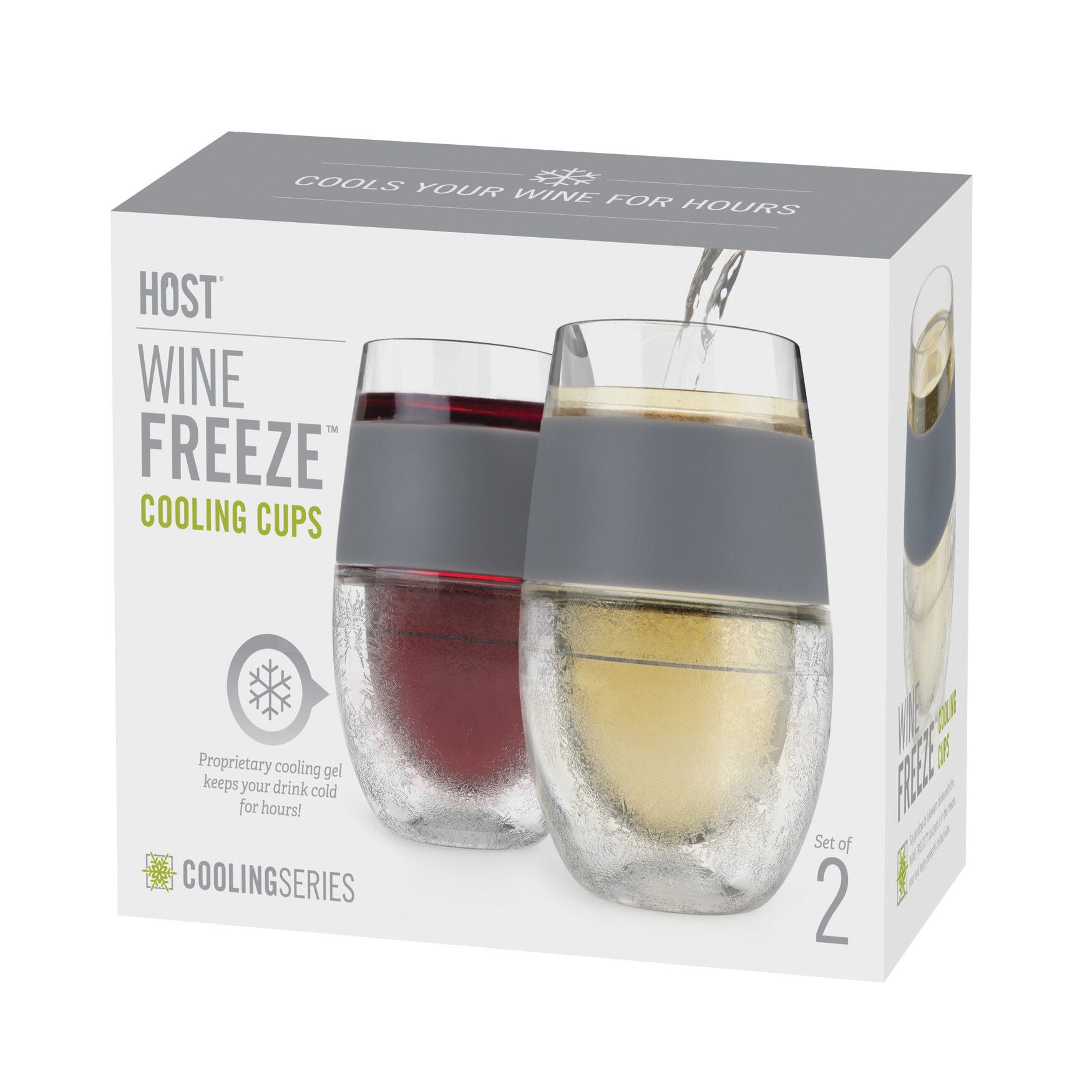 Wine Freeze Cooling Cups (Set Of 2) By, , alternate image number 10