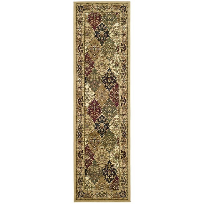 Lyndhurst 221 Multi / Beige 2'-3 inches X 10' Runner Rug, MULTI BEIGE, hi-res image number 0