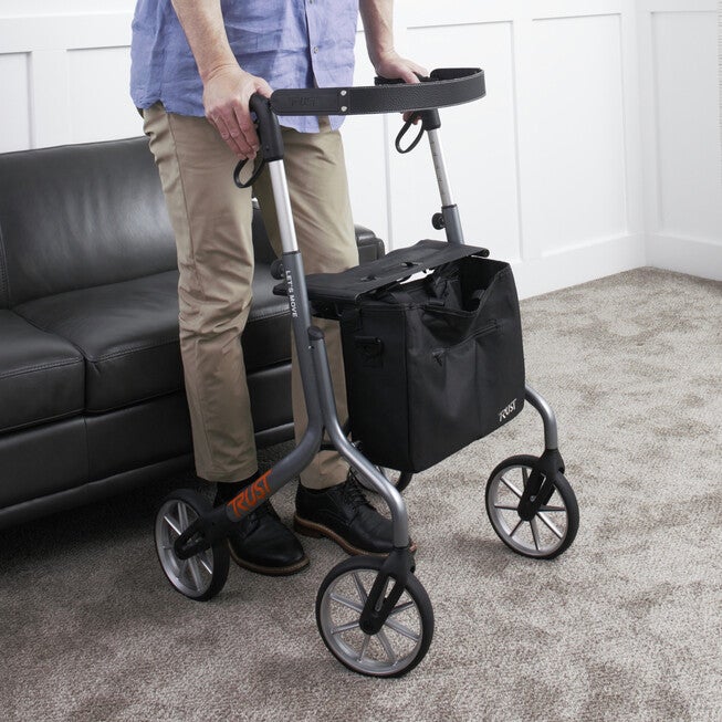 Lets Move Outdoor Rollator, GRAY, hi-res image number 0