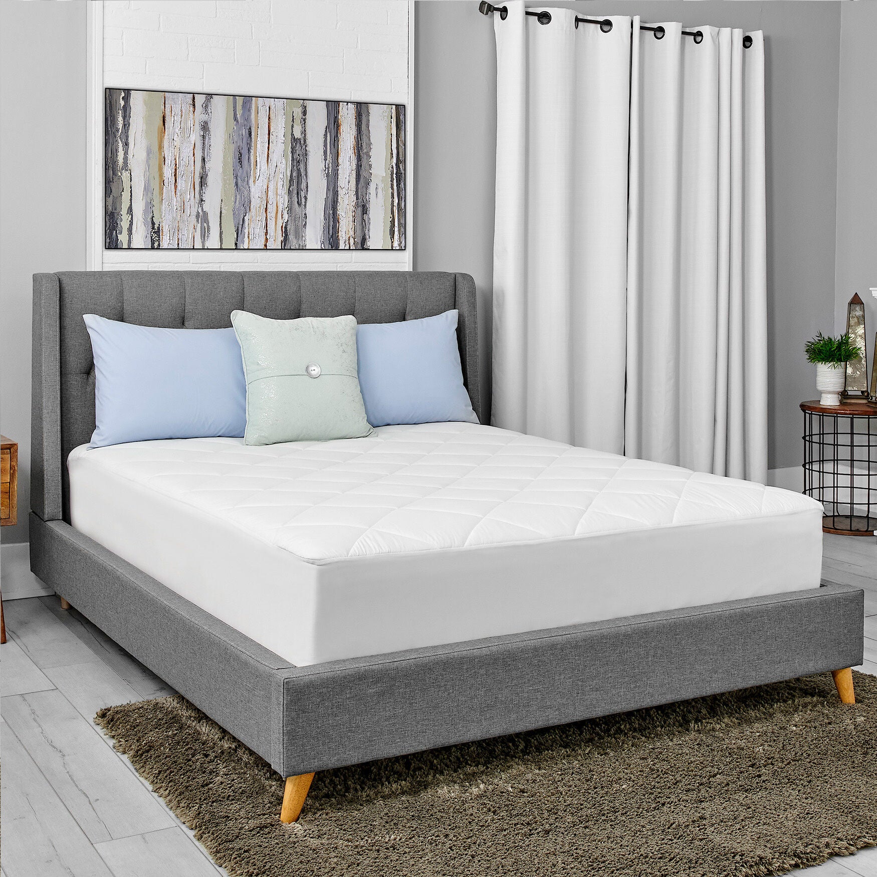 Sealy Healthy Nights Antimicrobial Mattress Pad, , alternate image number 2