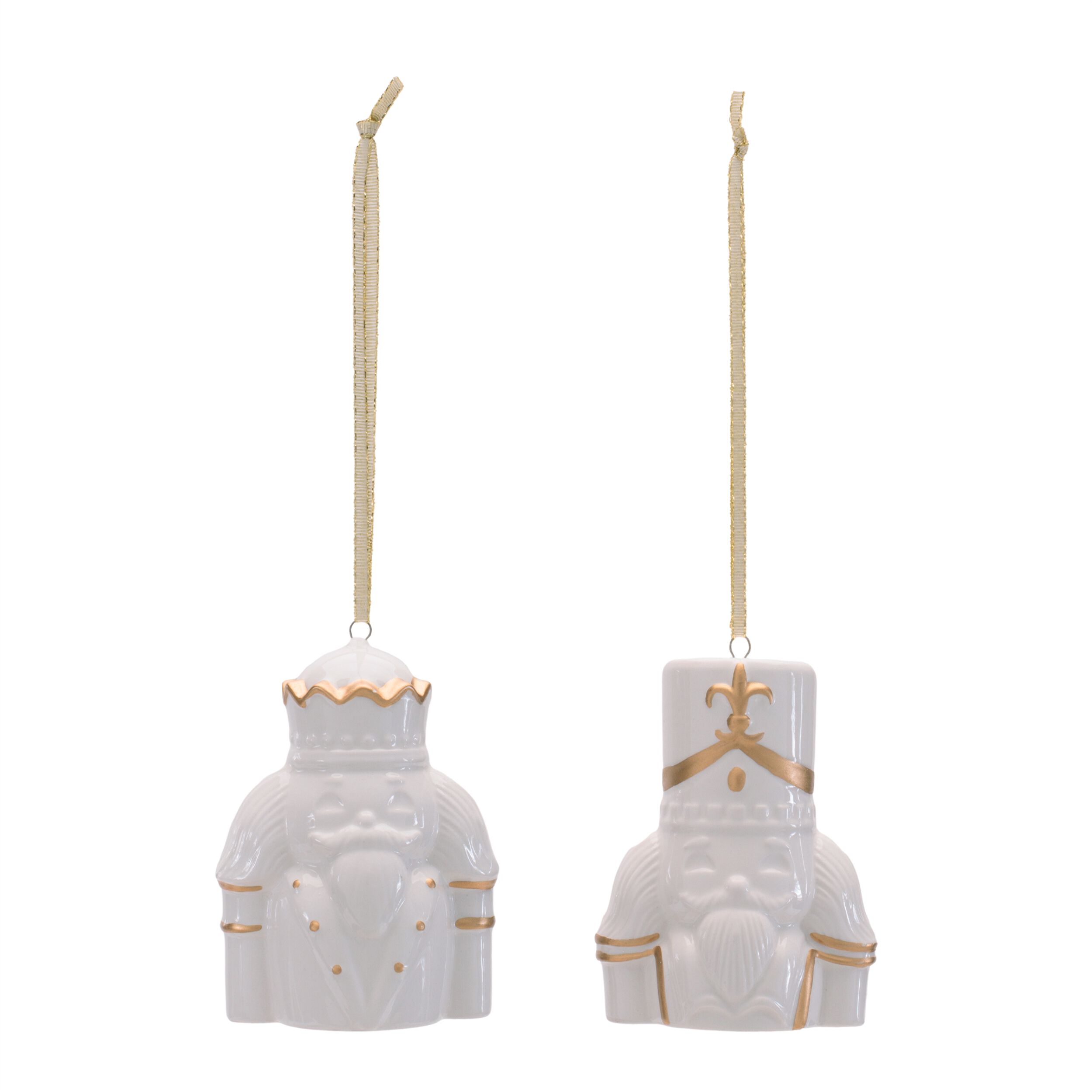 Nutcracker Ornament  (Set of 12), WHITE GOLD, alternate image number 3