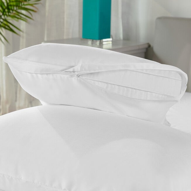 SensorPEDIC Microshield Water Repellent Pillow Protector Pair, , alternate image number 2