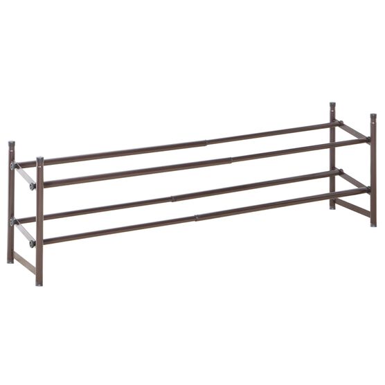 Bronze Stackable Telescoping Shoe Rack, , alternate image number null