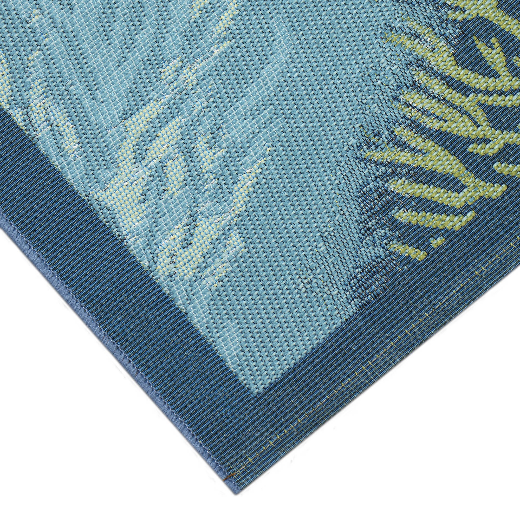 Liora Manne Marina Coral Garden Indoor/Outdoor Area Rug Lapis 3 feet 3 inches x 4 feet 11 inches, NAVY, alternate image number 3