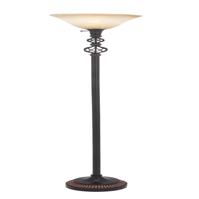 Black Metal Traditional Floor Lamp, BLACK, hi-res image number null