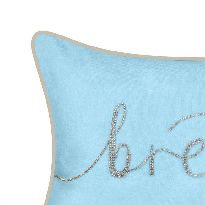Celebrations ""Breathe"" Embroidered Decorative Pillow , , alternate image number 4