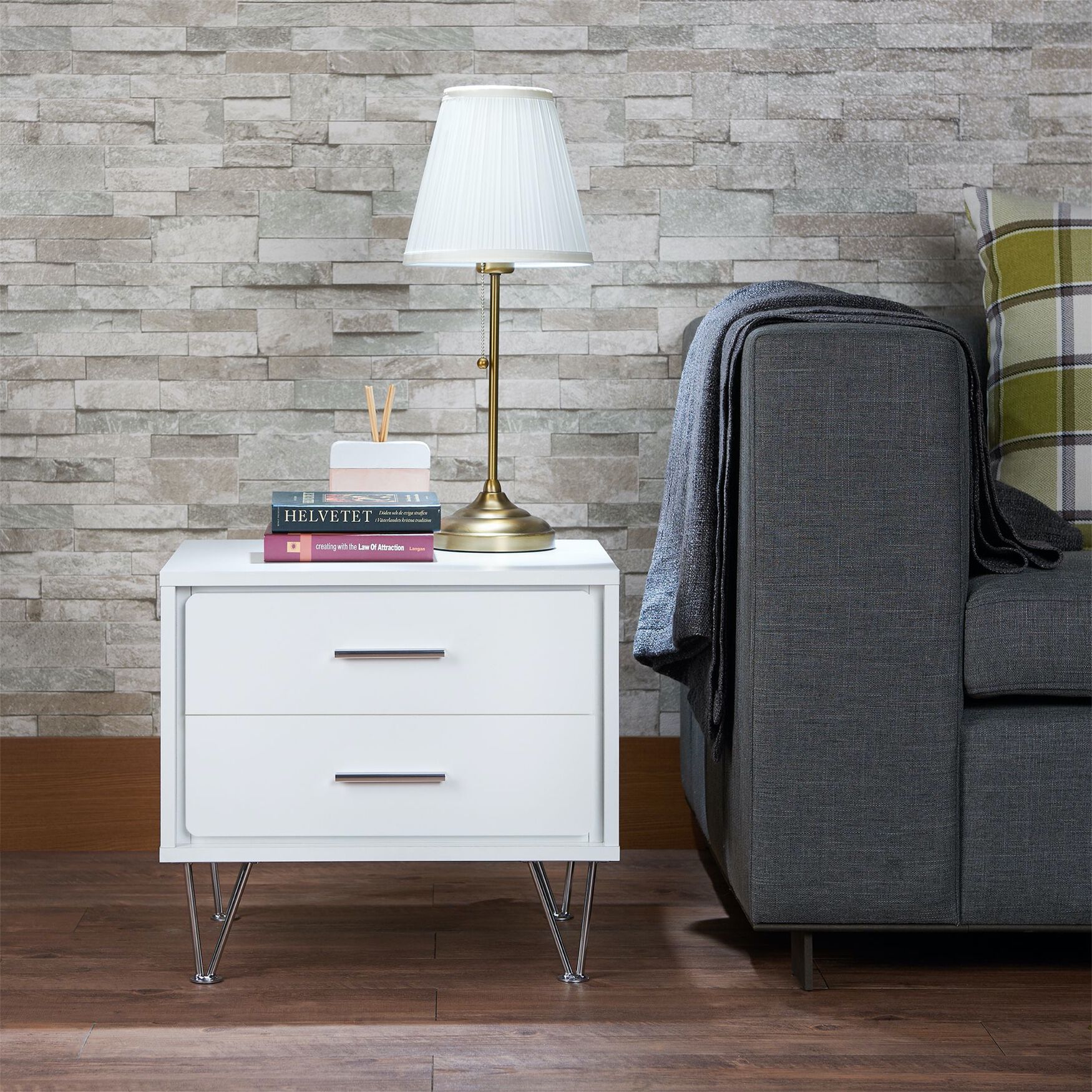 Accent Table or Nightstand, , alternate image number 9