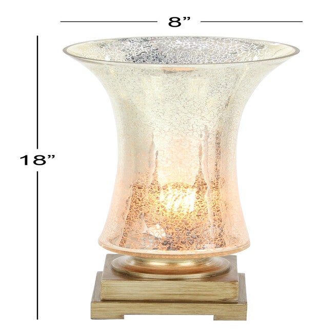 Set Of 2 Gold Glass Glam Uplight, , alternate image number 6