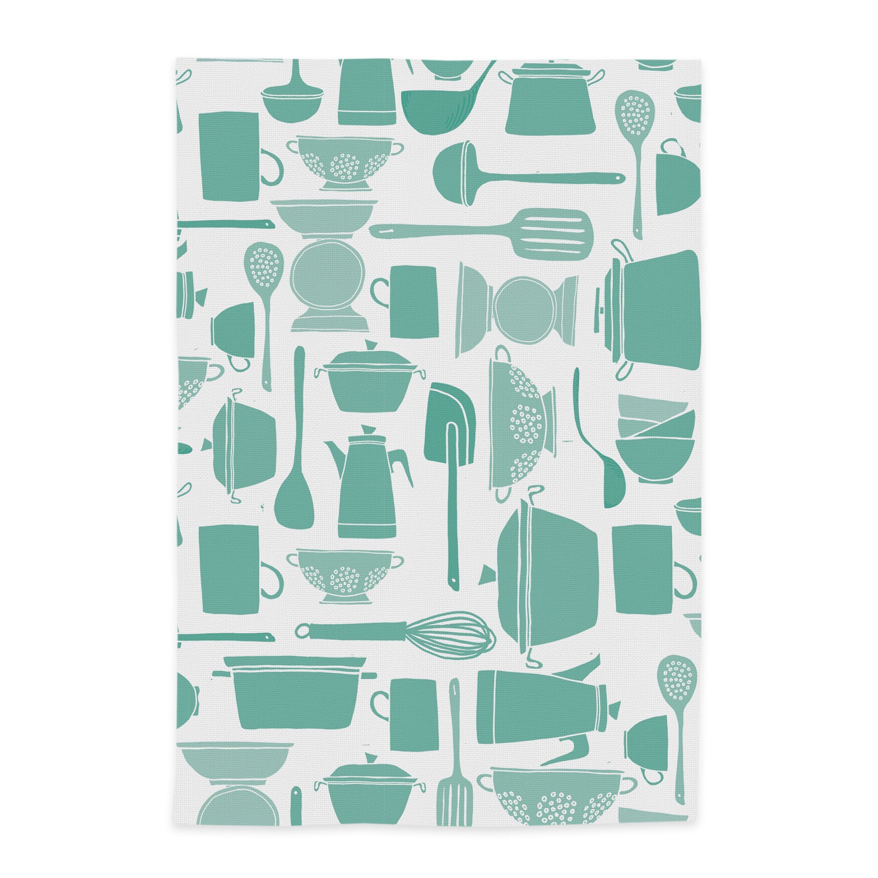 Foodie Designer Print Kitchen Dish Towel, Set 2, , on-hover image number 1
