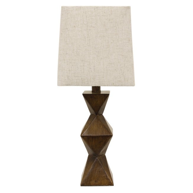 Darkbo Stacked Diamond Lamp , WOOD, hi-res image number null