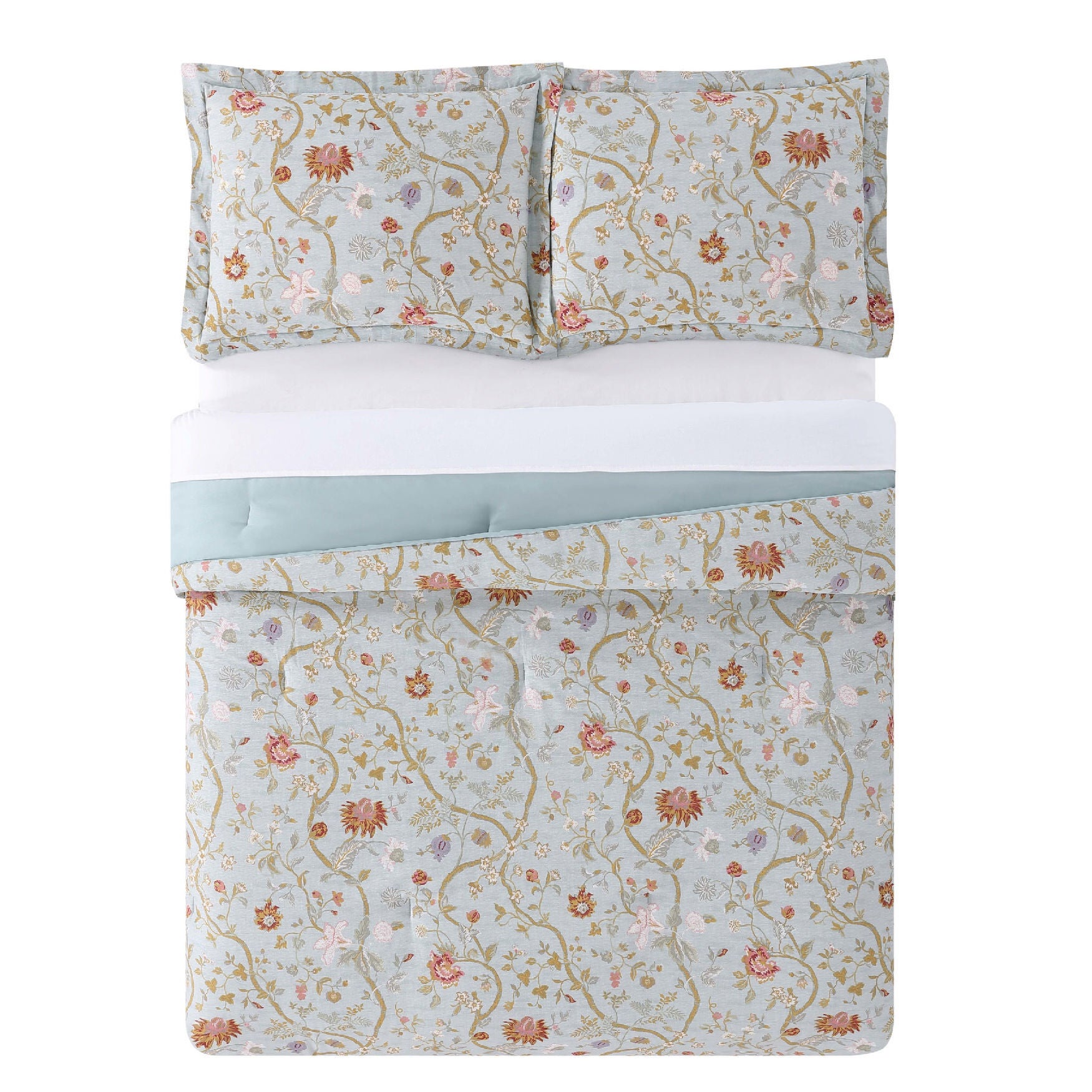 Style 212 Bedford Blue Comforter Set, , alternate image number 2