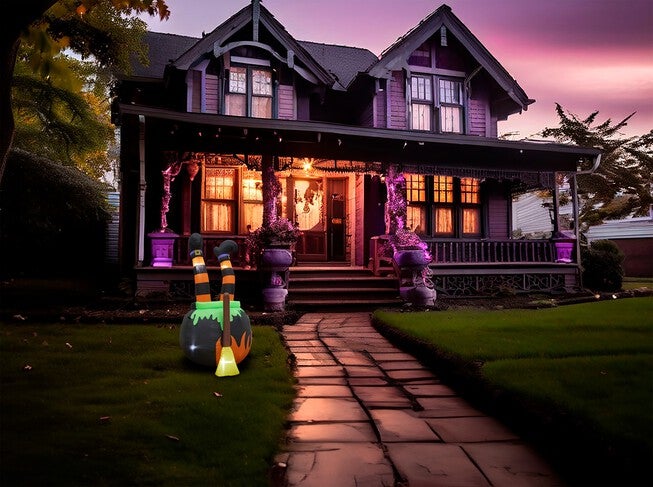6' Witches Brew Inflatable, , alternate image number null