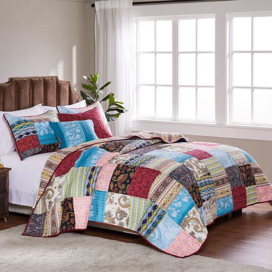 Bohemian Dream Bonus Quilt Set , IVORY, hi-res image number null