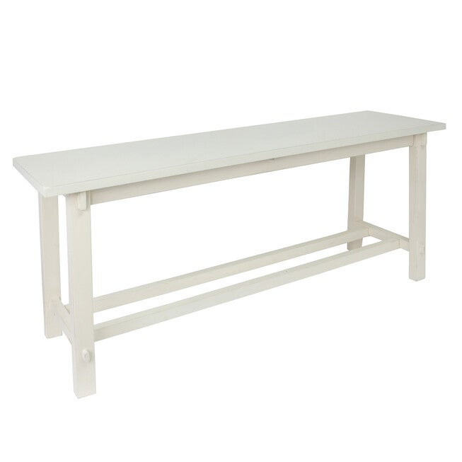 White Kyoto Bench, ANTIQUE WHITE, hi-res image number 0