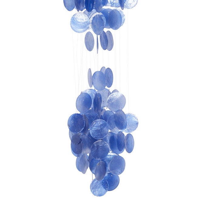 Blue Capiz Coastal Windchime, , alternate image number 2